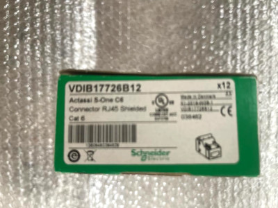1xPcs Schneider Electric CAT 6A VDIB17726B12 Actassi S-One C6