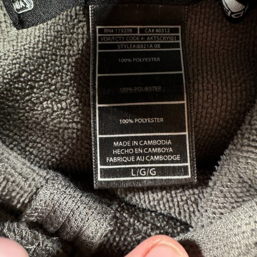 Vintage Adidas Cleveland Cavaliers Hoodie Mens Large Gray Retro Fleece NBAFUSION - Picture 6 of 10
