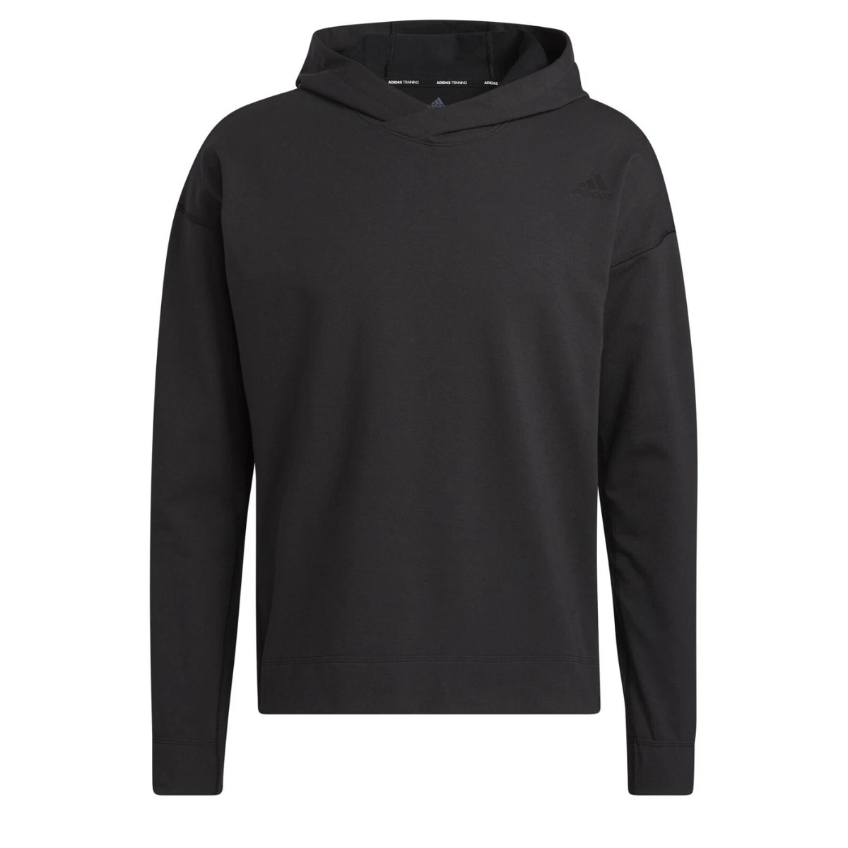 adidas Men s Yoga Coverup Hoodie Sweatshirt H43738 Triple Black Size Small 70