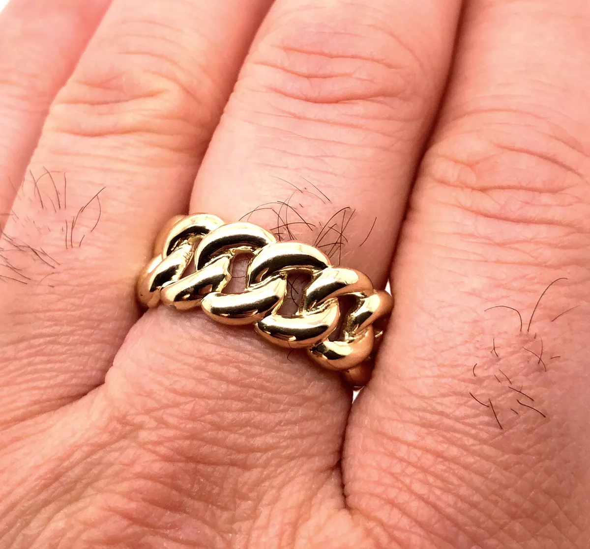 Cuban link ring men deals