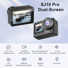 SJCAM SJ10 Pro Dual-Screen Switching 4K/60FPS Sport Action Camera WiFi Remote DV
