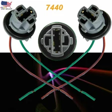 2x 7440 T20 992 Extension Wire Harness LED Bulb Light Lamp Female Socket Adapter