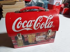 Mini boîte à lunch en métal Coca Cola 2003 avec 8 onces Canette 