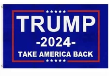 Trump 2024 Flag 3x5 Outdoor Indoor -  Take America Again Flag