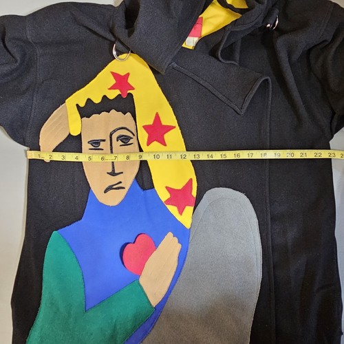 Abrigo Jean Charles de Castelbajac Grande Para Mujer Corazón Estrella Hombre Apliques De Colección - Imagen 15 de 21