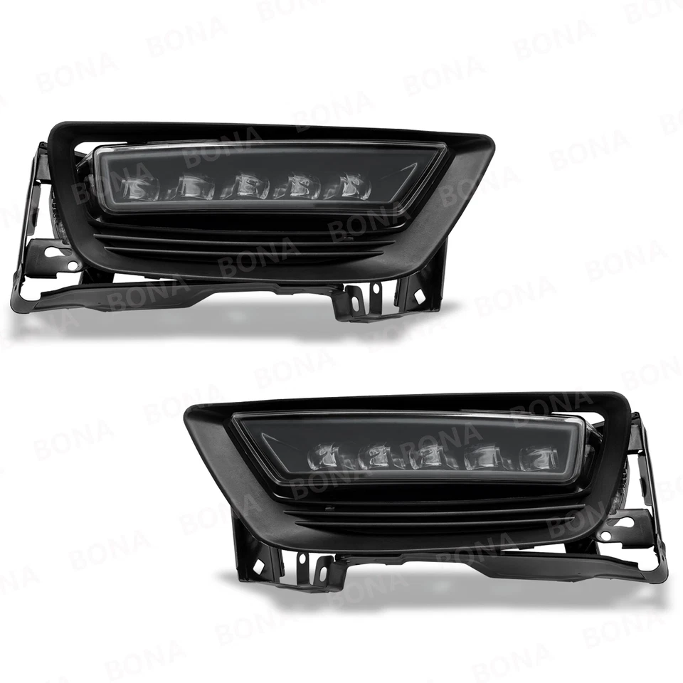 Luces antiniebla LED luces de parachoques delanteras para Honda Accord 2013-2015 4 DR sedán + cableado Foto 4 de 4