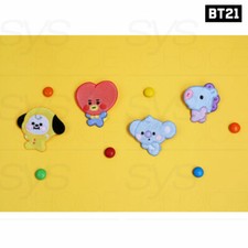 BTS BT21 Official Authentic Goods Baby Wappen Badge L or S Size + Tracking Num