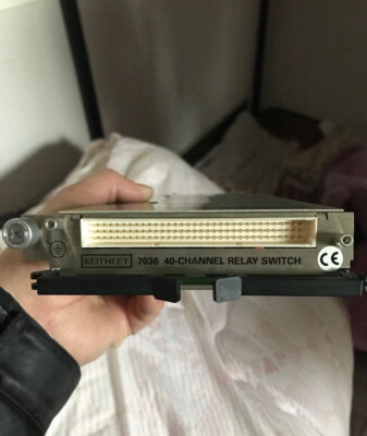 Keithley 7036 40 Channel Single Pole Relay Switch Card. Independant Relays