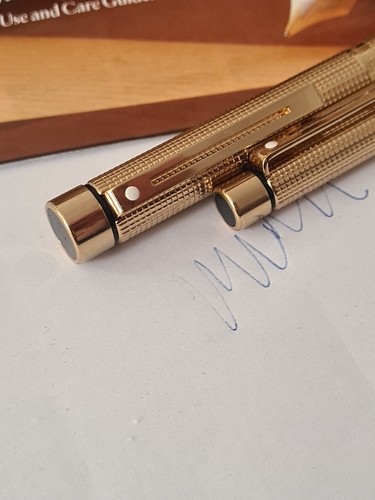 Sheaffer White Dot Gold Electroplated Fountain Pen with Pen 14K (.585) Nib - 第 18/24 張圖片