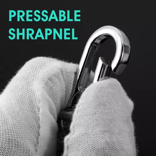 1-10 Stück Schlüsselanhänger Metall Karabiner Clip Schlüsselring Kette Clips Haken Karabiner - Bild 3 von 17