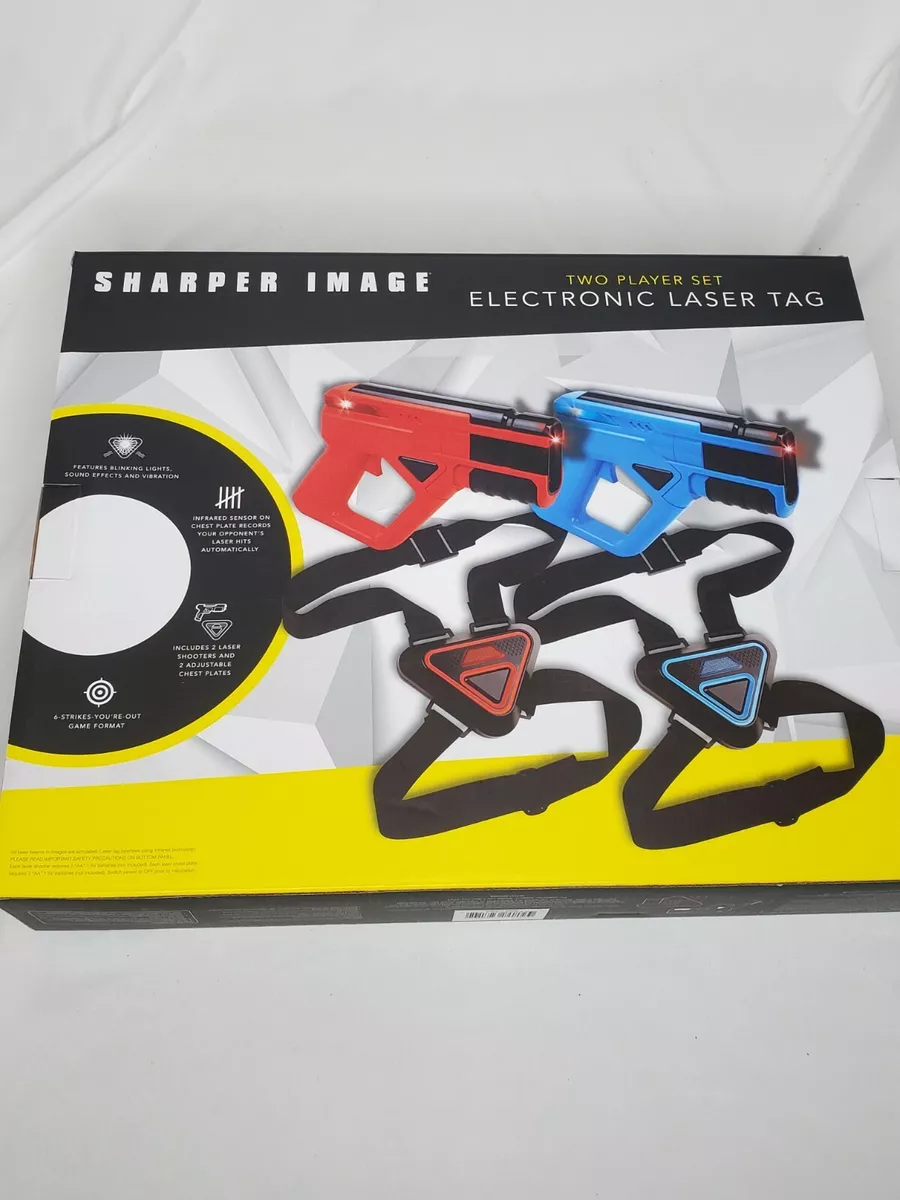 Sharper Image Two Player Laser Tag Game Set - Lights, Sounds, and