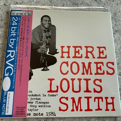 Here Comes Louis Smith Japan mini LP paper sleeve CD Obi Blue Note Duke Jordan