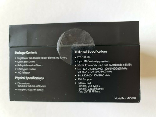 netgear nighthawk m5, nicht ausgepackt, volle Garantie, Orginalrechnung, neu - Bild 2 von 4