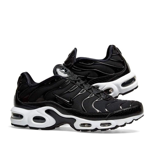 Ninguna col china Melancolía Entrenadores originales para mujer Nike Air Max Plus TN negro gris oscuro  862201-004 | eBay