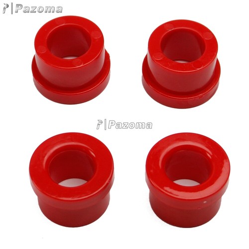 Handlebar Riser Bushings Red Polyurethane Universal For Harley Touring FLH/FLHT - Picture 3 of 9