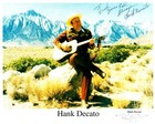 HANK DECATO ORIGINAL AUTOGRAPH SIGNED 8X10 PHOTO