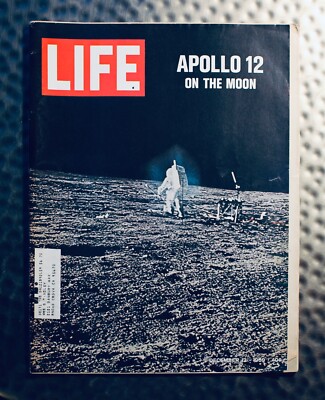 LIFE Magazine 1969 December 12th edition, Apollo 12 On The Moon. Iconic Issue!