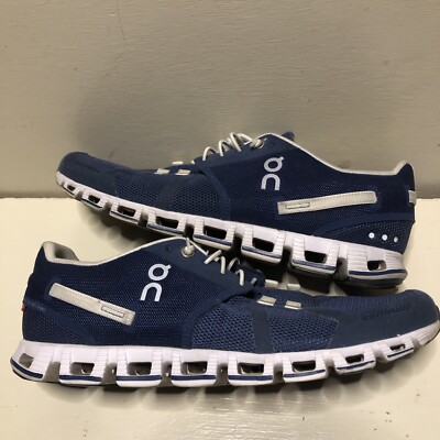On Cloud Running Mens 9.5 Denim Blue White Athletic Lightweight Shoes On Cloud Running Mens 9.5 Denim Blue White Athletic  main image 4