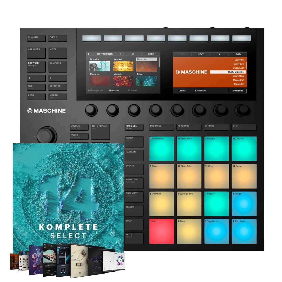 Native Instruments Maschine Mk3 & Free Komplete 14 Select