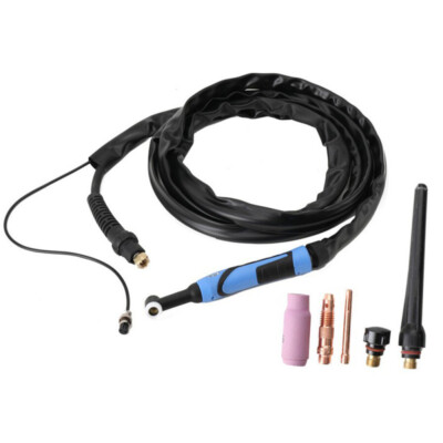 WIG-Schlauchpaket Schweißbrenner Schweißpistole WP26 4m für HF-Schweißinverter