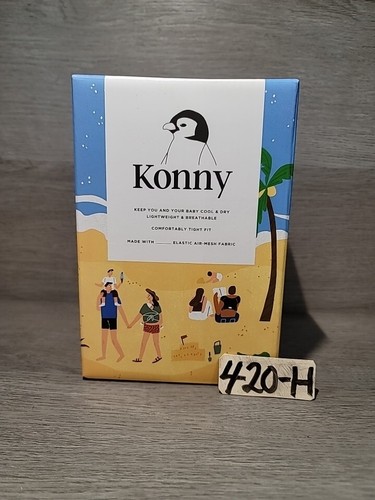 Konny Baby Carrier Summer Black Medium-KO240103 Mesh Sling New Unopened In USA - Picture 5 of 5