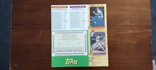 1990 Topps Magazine Uncut Sheet With Ken Griffey Jr.