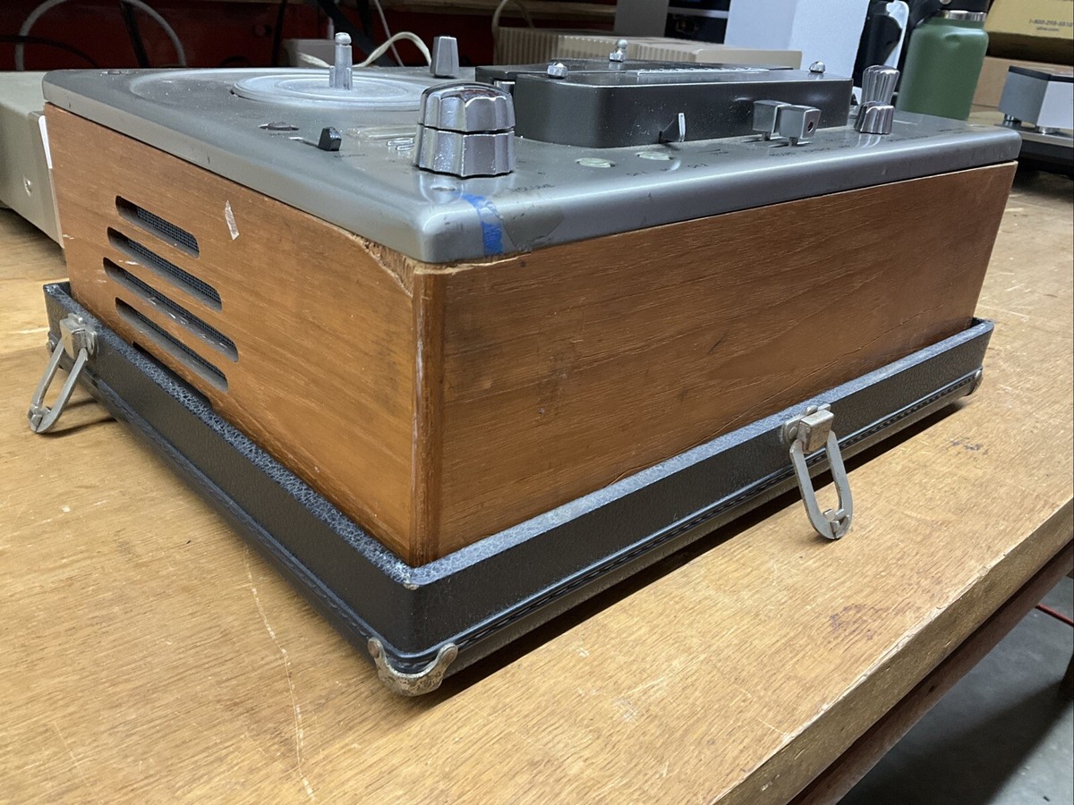 Tandberg Model 74B Four Track Stereo Tape Recorder WITH LEATHER