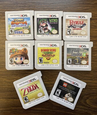 100% Authentic OEM Nintendo 3DS Game Lot BUNDLE Games Tested Fully  Functional