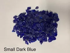 Dark Blue Fire Glass, Small, Gas Fire Pits, Gas Fireplace, Landscape