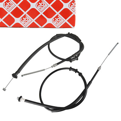 2x FEBI Handbremsseil Bremsseil für FORD KA (RU8) 1.2 1.3 CDTI hinten