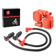 Ignition Coil w/ Spark Plug Wire For Polaris Ranger 800 2011-17 Crew 800 11-2014