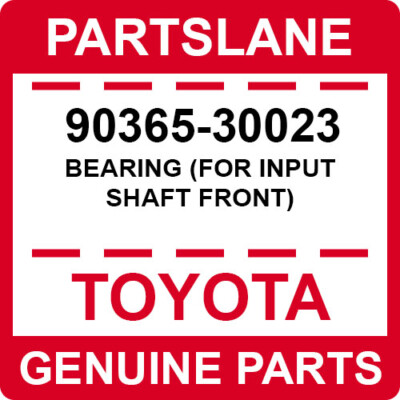 Toyota Camry RAV4 MR2 Solara Matrix OEM Front Input Shaft Bearing