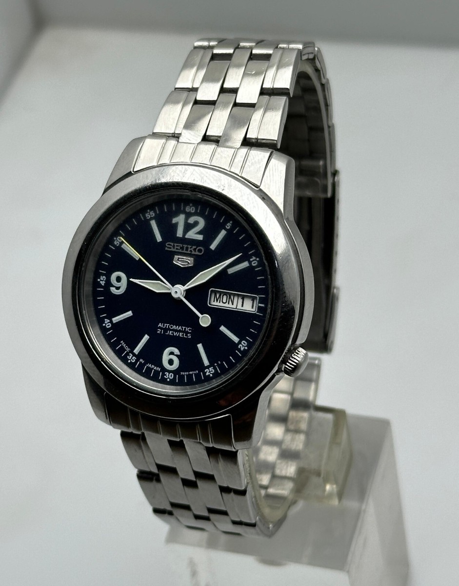 SEIKO 5 7S26-02W0自動巻き 腕時計 ブラックダイヤル Vintage Seiko 5 automatic 7S26-02W0 Day/Date Japan Made
