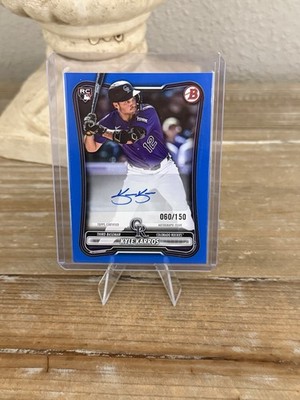 2026 Bowman Kyle Karros Rookie Auto Blue /150 RC AU Colorado Rockies