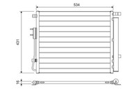 Kondensator Klimaanlage Valeo 814459 FüR Hyundai Aluminium Santa FÉ 3 DM DMA SUV