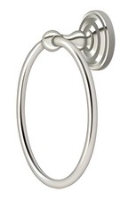 6-1/2" Diameter R Series Traditional Towel Ring Polished Nickel