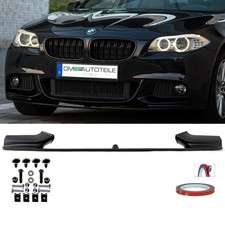 Frontspoiler Lippe Spoiler vorne Schwarz passt für BMW F10 F11 mit M-Paket +ABE