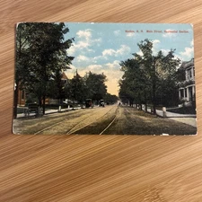 1910 Nashua New Hampshire, Main Street Residential Section