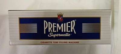 Premier Supermatic Cigarette Tube Filling Injector Machine w/ Box Manual