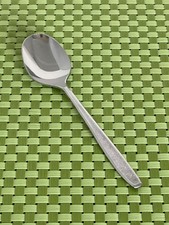 Vintage THC for NAL National Airlines Stainless Steel Spoon Korea Textured 5 7/8