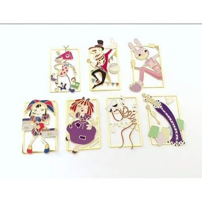 TADC The Amazing Digital Circus Metal Bookmarks COMPLETE SET Jax Pomni Caine etc