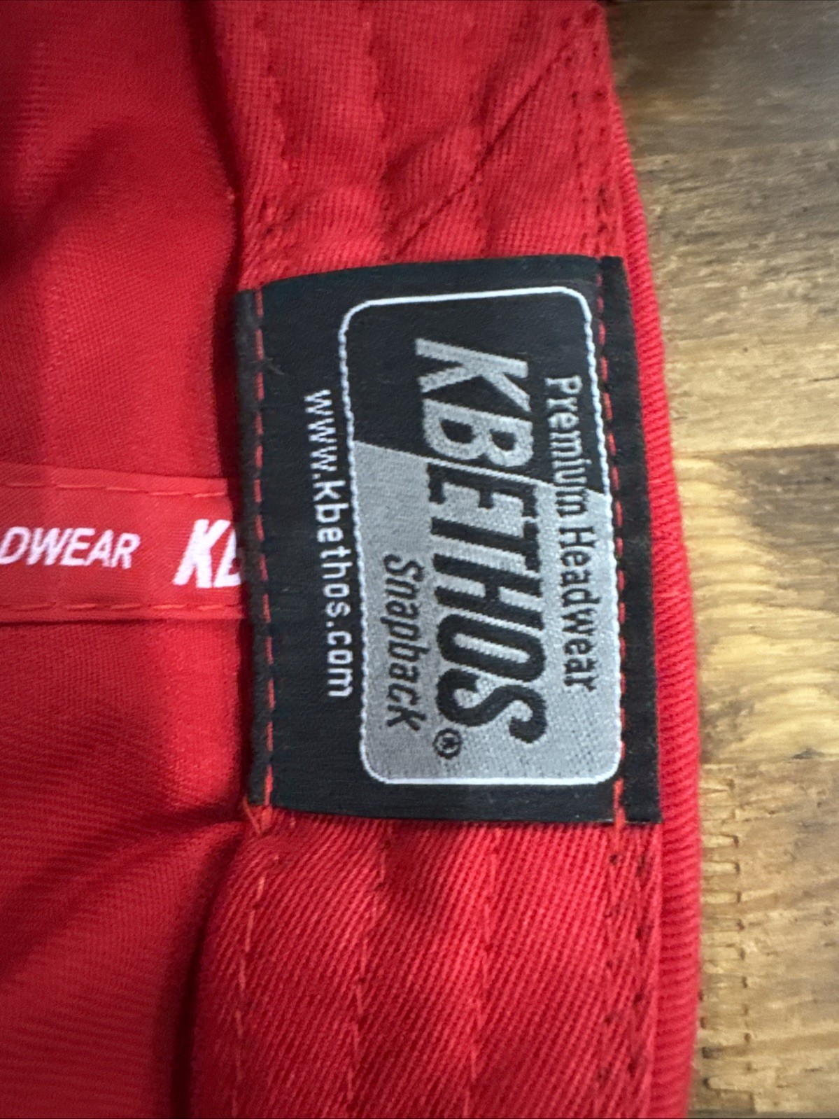 Brooklyn Snapback Adjustable Baseball Cap Red - image 4