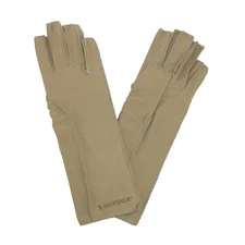 Large Camel Compression Gloves for Arthritis Pain Relief and Swelling 32 mmHg