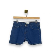 Current Elliott Boyfriend Cutoff Denim Shorts Blue Size 26 Raw Hem Mid Rise