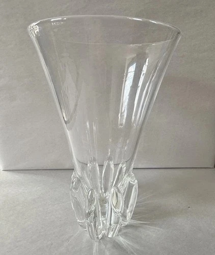 Vintage Steuben Glass Lotus Vase 9 3/4"