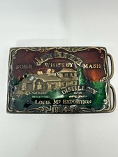 Buckle - Jack Daniel's Belt Buckle - Sour Mash Whiskey St. Louis Mo Expo 1904