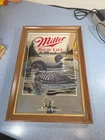 Miller High Life Loon Mirror 1992 Wildlife Series Framed Beer Sign Vintage