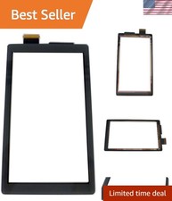 Solid Black Touch Screen Glass Replacement for Nintendo Switch Lite Console