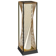 Image of Outsunny Rattan Solar Floor Lamp, Auto On/Off Garden Lights, Sand Brown