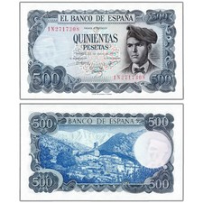 Spain 1971 500 Pesetas Note P #153a - Choice Uncirculated